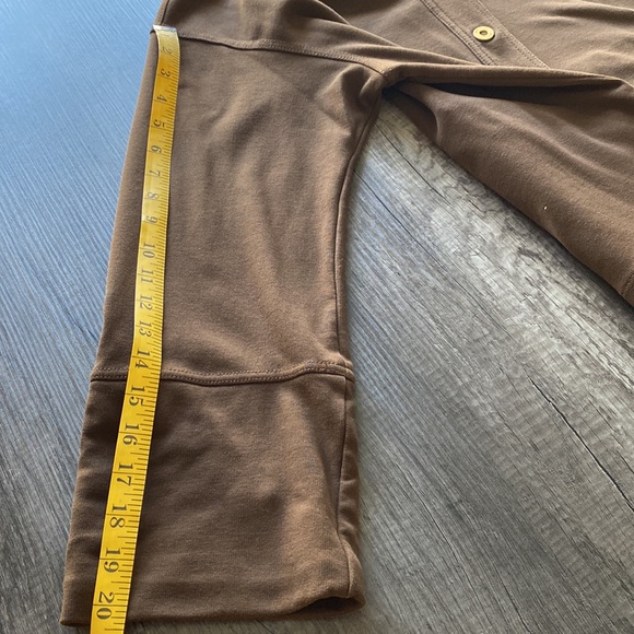 Jones New York Signature| Womens Jacket 3/4 Sleeve Brown Gold Snaps - Picture 11 of 14